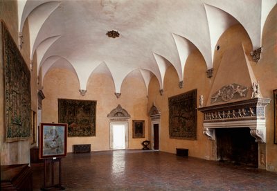 Salon of the Ducal Palace Under Duke Federico da Montefeltro by Luciano Laurana