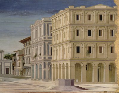 View of an Ideal City, or The City of God (detail) by Luciano Laurana
