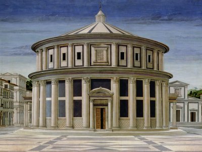 View of an Ideal City, or The City of God (detail) by Luciano Laurana