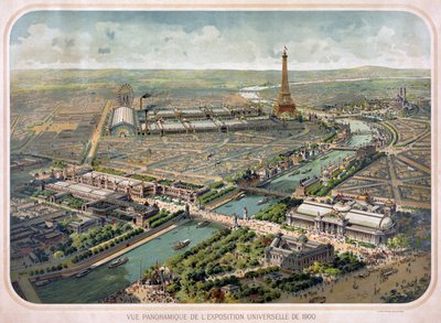 Panoramic View of the 1900 World Exposition by Lucien Baylac