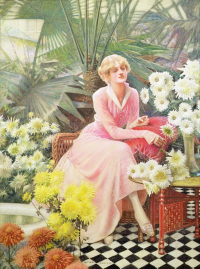 In the Conservatory, c.1920 by Lucien Davis