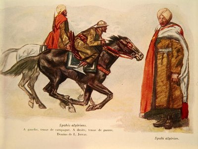 Algerian Spahis during the First World War by Lucien Hector Jonas