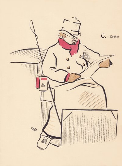 C. Check by Lucien L. (active 1904) Henreaux
