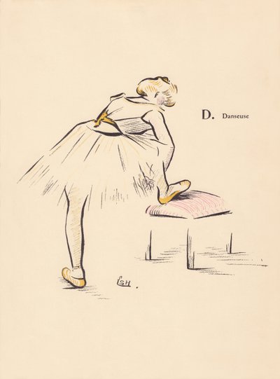 D. Dancer by Lucien L. (active 1904) Henreaux