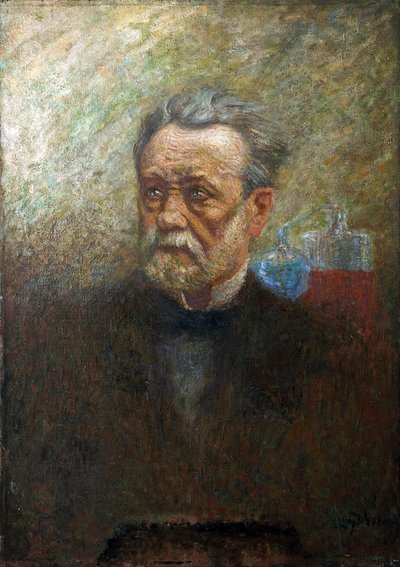 Portrait of Louis Pasteur (1822-1895) by Lucien Levy Dhurmer