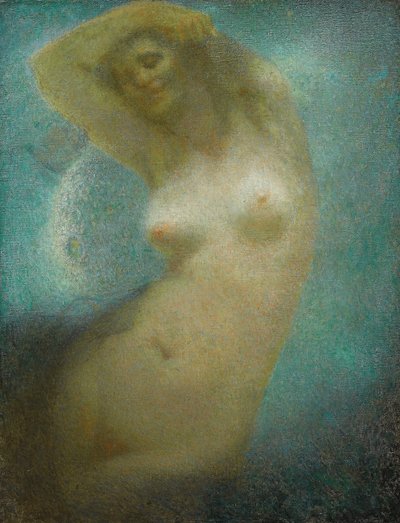 The Moonlight Sonata by Lucien Levy Dhurmer