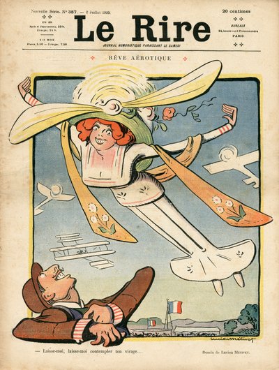 Cover of "Le Rire" Satirical in Colors by Lucien Metivet