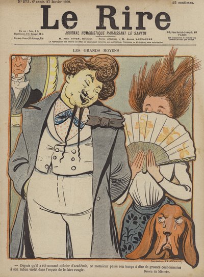 Illustration for Le Rire by Lucien Metivet