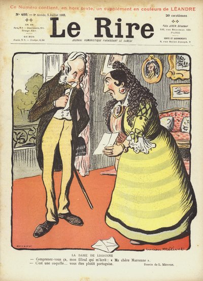 Illustration for Le Rire by Lucien Metivet