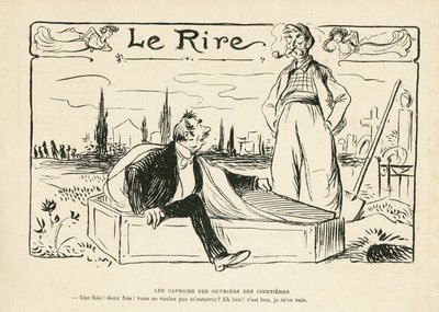 Illustration in Le Rire by Lucien Metivet