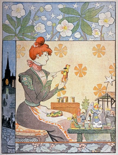 Santons in Provence (Illustration) by Lucien Metivet