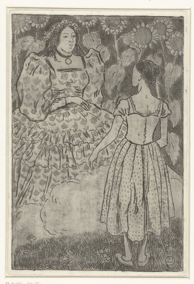 Fairy Appears to Cinderella by Lucien Pissarro