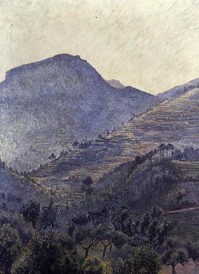 La Bau, Sunset by Lucien Pissarro