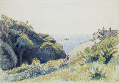 The Coastguards House, Ecclesbourne, 1918 by Lucien Pissarro