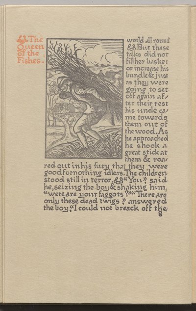 The Queen of the Fishes: Plate 8 by Lucien Pissarro