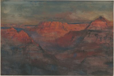 The Afterglow, Grand Canyon, Arizona by Lucien Whiting Powell