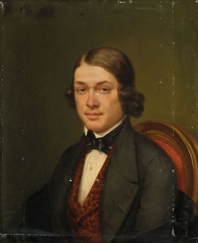 Portrait of the Composer Robert Schumann by Lucienne Collière