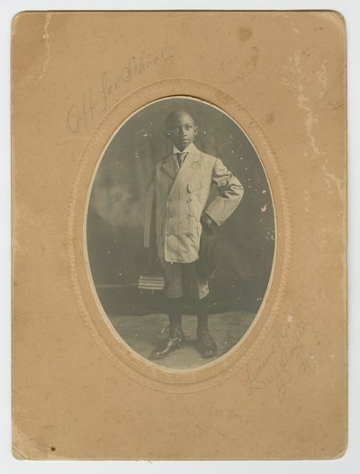 Photograph of Lucius Harper, Jr. Off to School, ca. 1910 by Lucius Harper