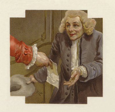 Illustration for The School for Scandal by Lucius Rossi