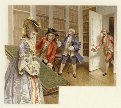 Illustration for The School for Scandal by Lucius Rossi