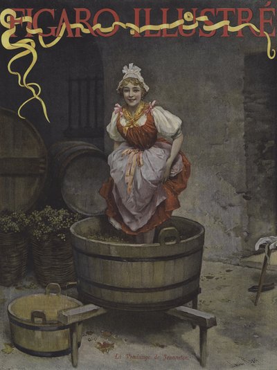 The Harvest of Jeanneton (Cover of Le Figaro Illustre, November 1895) by Lucius Rossi