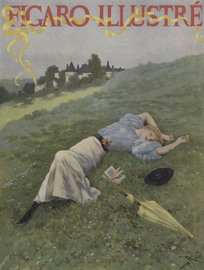 Spring (Cover of Le Figaro Illustre, May 1896) by Lucius Rossi