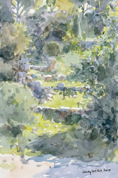 Hillside Steps, Ein Kerem, Israel by Lucy Willis