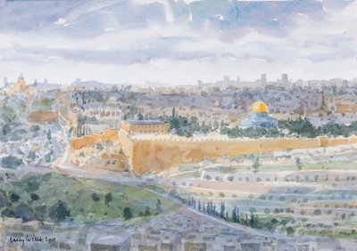 Jerusalem from The Mount Of Olives by Lucy Willis