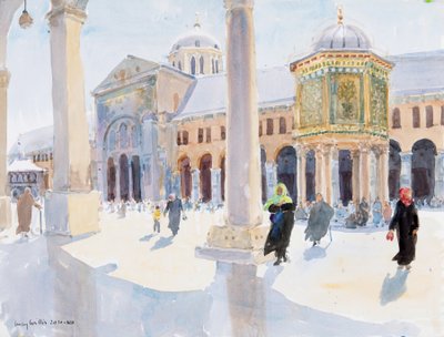 The Great Umayyad Mosque, Damascus, Syria, 2019 by Lucy Willis