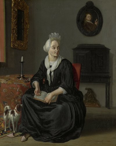 Anna de Hooghe by Ludolf Bakhuizen