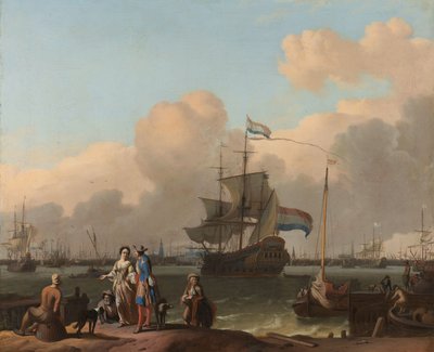 The Y at Amsterdam, with the Frigate 