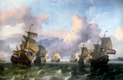 Dutch Wing of the India Company by Ludolf I Backhuysen