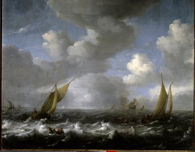 Navy by Ludolf I Backhuysen