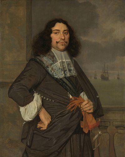 Jan van Nes, Vice Admiral of Holland and West-Friesland by Ludolf de Jongh