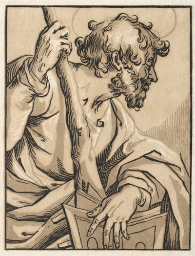 Christ and the Apostles: St. Judas Thaddeus (with the Club) by Ludolph Büsinck