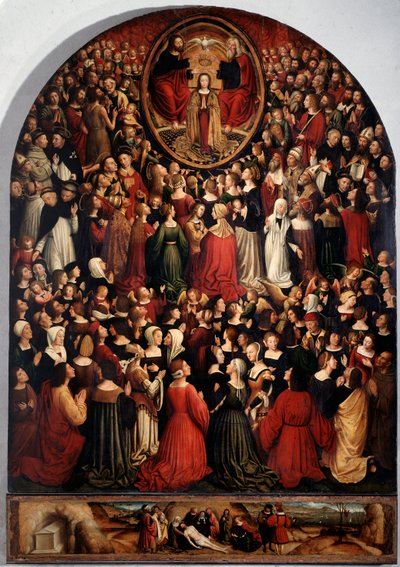 Coronation of the Virgin in Paradise by Ludovico Brea