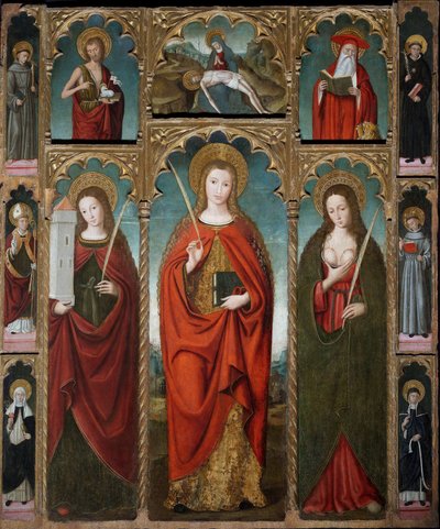 Polyptych of Saint Devota by Ludovico Brea