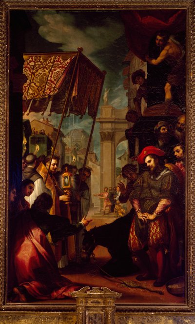 St Anthony of Padua the Miracle of the Mule by Ludovico Cardi