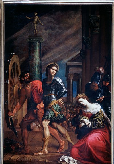 Martyrdoms of St. George and St. Catherine of Alexandria by Ludovico Carracci