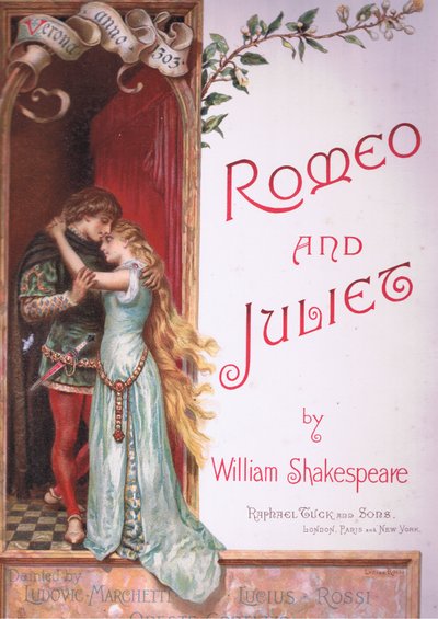 Title page (illustration from Romeo and Juliet) by Ludovico Marchetti