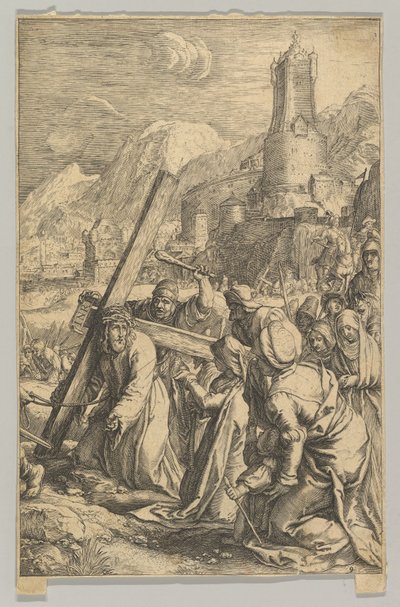 Christ Carrying the Cross, from The Passion of Christ by Ludovicus Siceram
