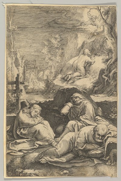 The Agony in the Garden, from The Passion of Christ by Ludovicus Siceram