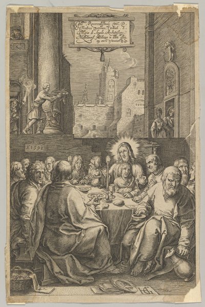 The Last Supper, from The Passion of Christ by Ludovicus Siceram