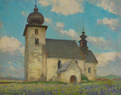 Gothic Church of the Holy Spirit in Žehra by Ludovit Cordak