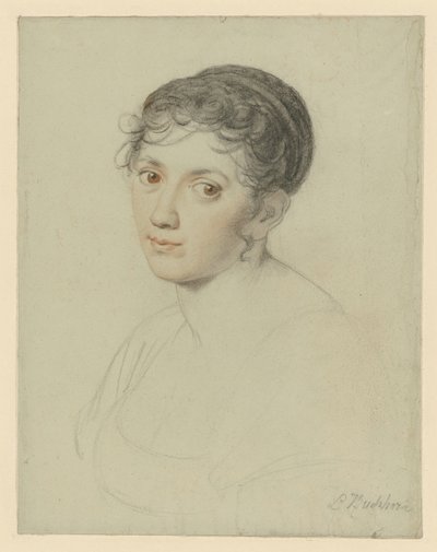 Female Head, Bust by Ludwig Buchhorn
