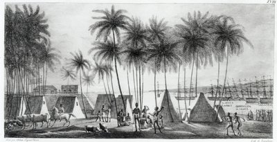 Port of Hanarourou in the Sandwich Islands, from 