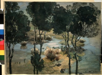 Landscape by Ludwig Dill