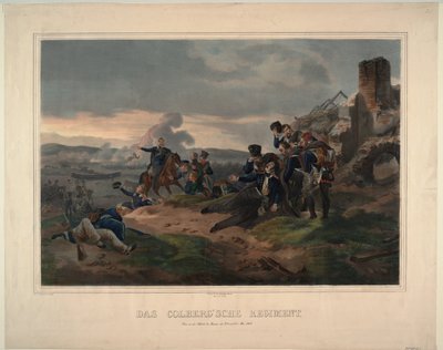 The Colberg Regiment at the Battle of Bautzen by Ludwig Elsholtz