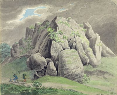 Scharfenstein near Gudensberg by Ludwig Emil Grimm