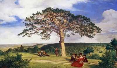 Big Pine in Bruhl Valley Near Moding by Ludwig Ferdinand Schnorr von Carolsfeld